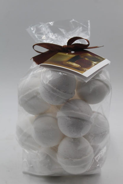 14 bath bombs in Little Black Dress fragrance, gift bag bath fizzies, great for dry skin, shea, cocoa, 7 ultra rich oils by Spa Pure