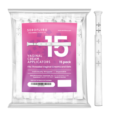 Disposable Vaginal Cream Applicators  for Premarin, Estace & many others (15ct)