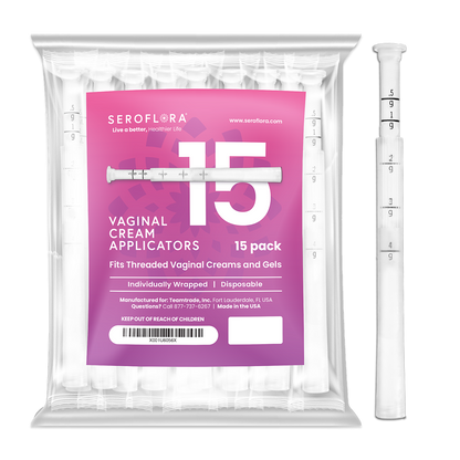 Disposable Vaginal Cream Applicators  for Premarin, Estace &amp; many others (15ct)
