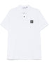 Stone Island Men Slim Fit Stretch Cotton Piqué Polo Shirt by Luosophy