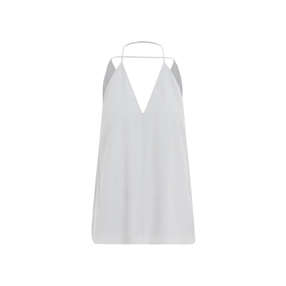 Toteme Double-Halter Silk Top Women by Luosophy