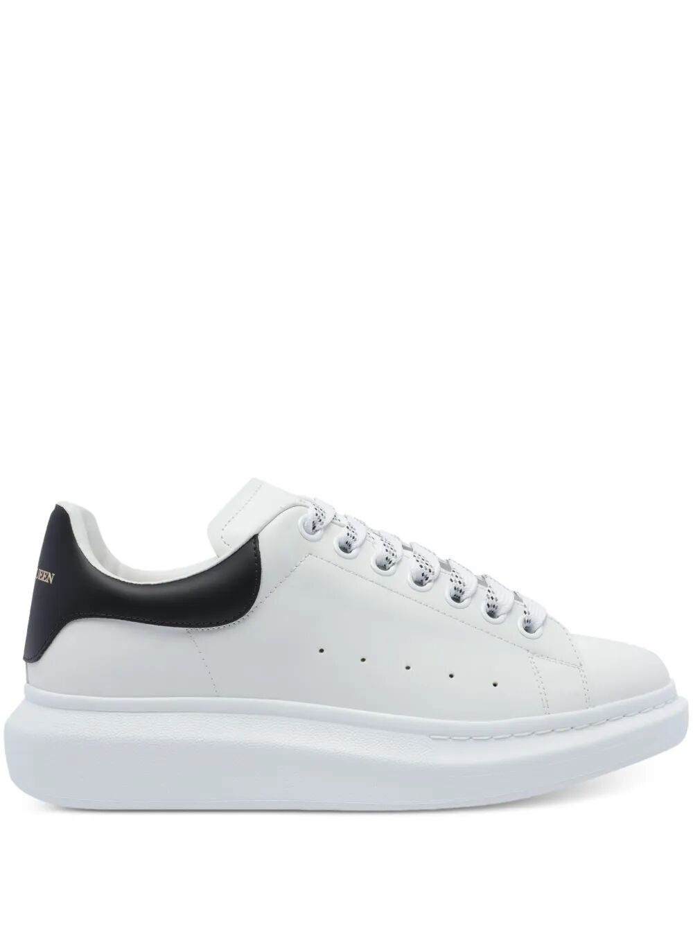 Alexander Mcqueen Men Oversized Sneakers In White/Black by Luosophy