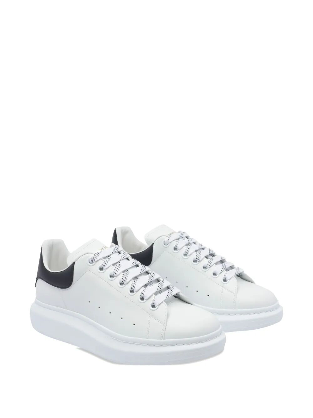 Alexander Mcqueen Men Oversized Sneakers In White/Black by Luosophy