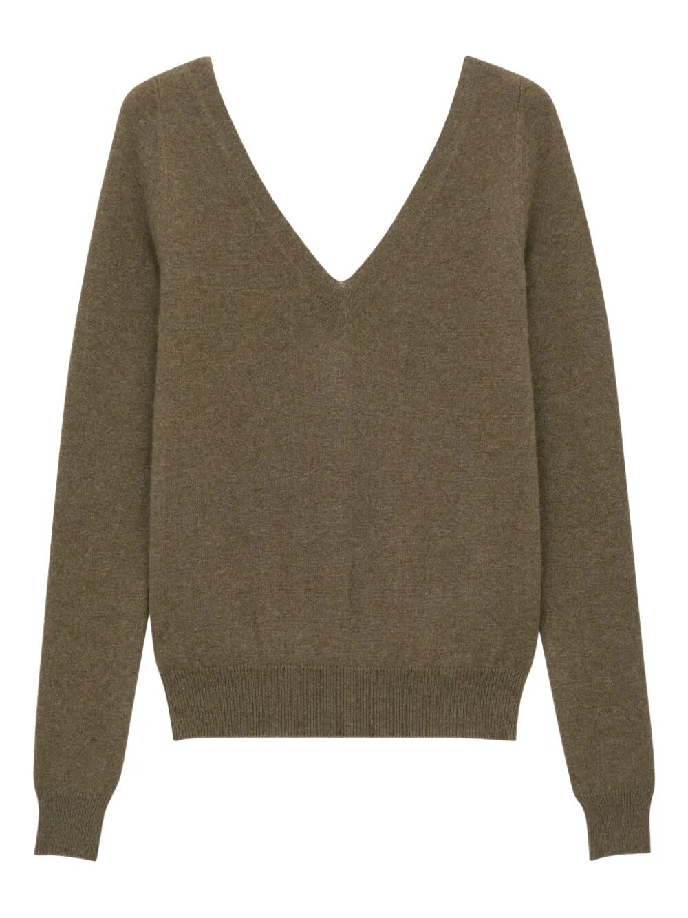 Saint Laurent Women V-Neck Cashmere Sweater by Luosophy