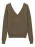 Saint Laurent Women V-Neck Cashmere Sweater by Luosophy