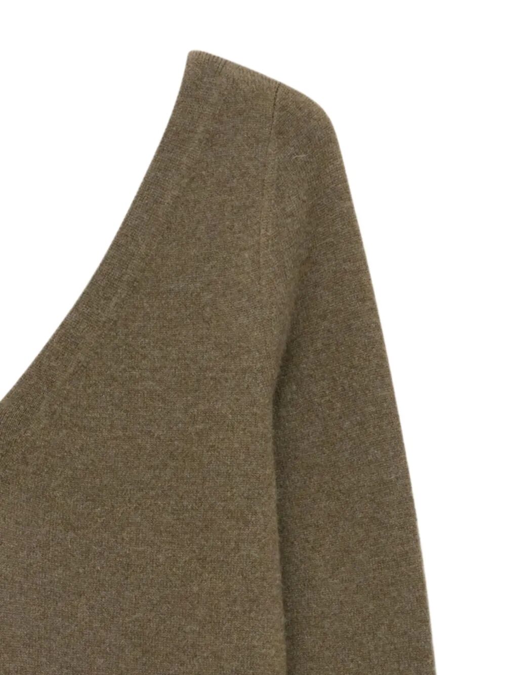 Saint Laurent Women V-Neck Cashmere Sweater by Luosophy