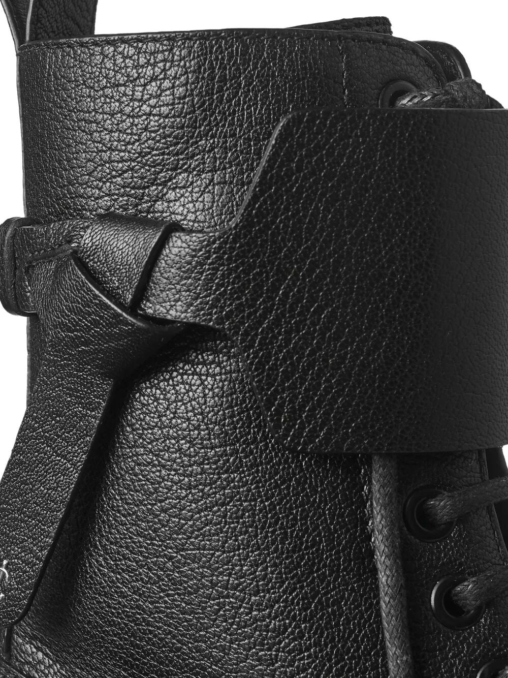 Jimmy Choo Women Rosabel Leather Lace-Up Combat Boots by Luosophy