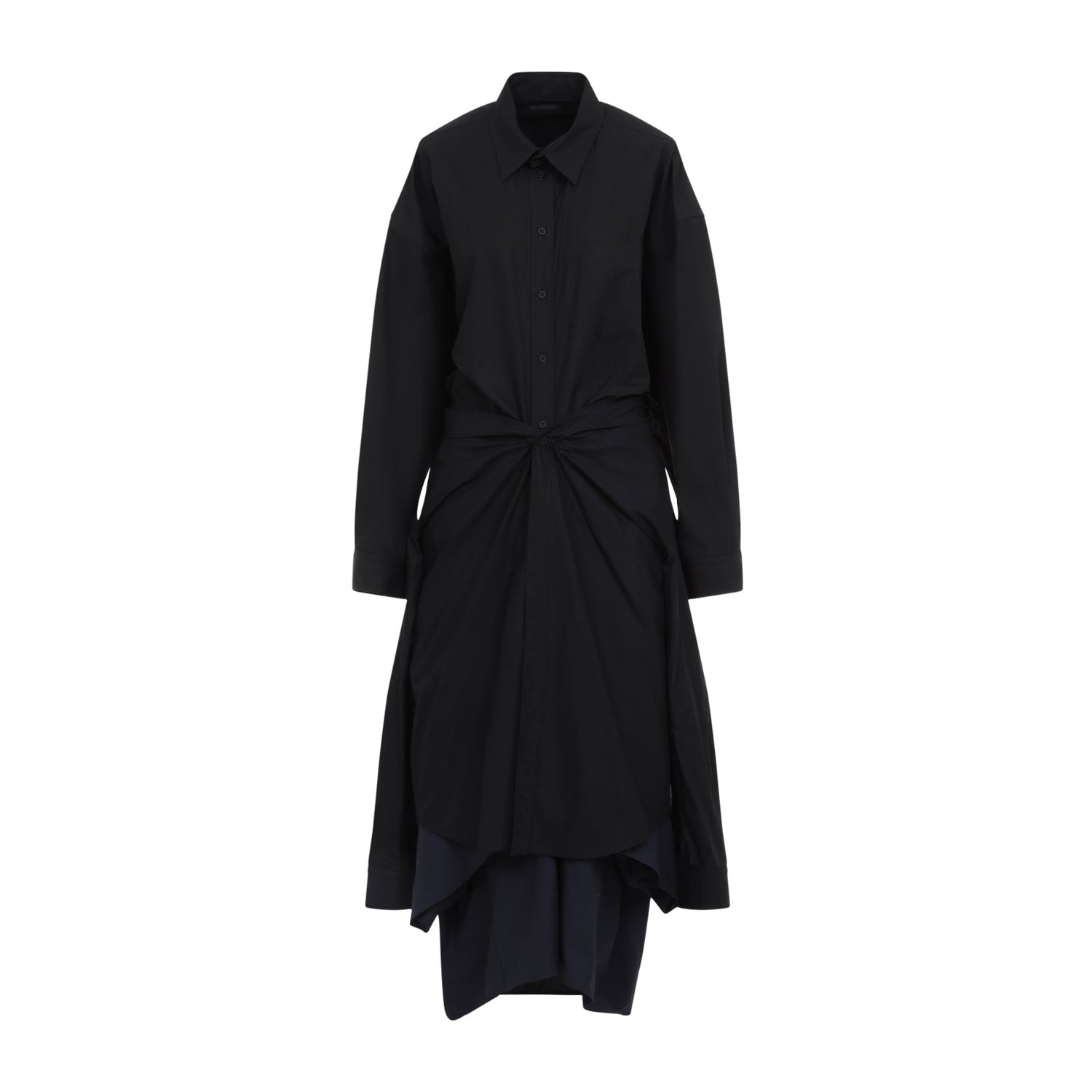 Balenciaga Maxi Patched Shirt Women by Luosophy