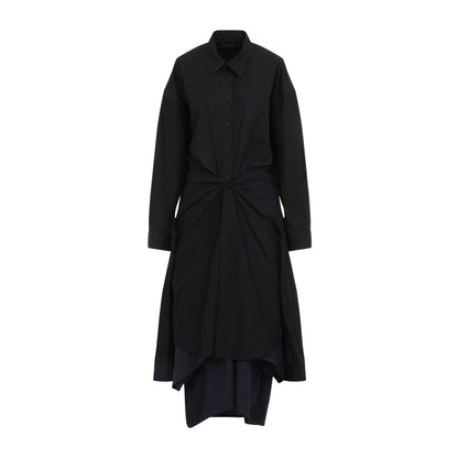 Balenciaga Maxi Patched Shirt Women by Luosophy