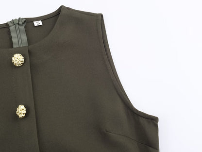 Women Clothing with Belt Stitching Dress by Ragazza