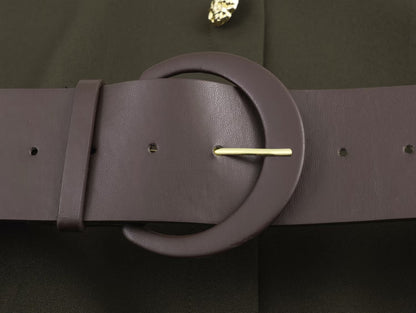 Women Clothing with Belt Stitching Dress by Ragazza
