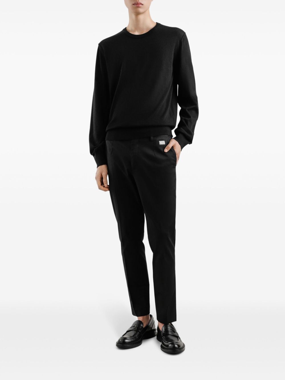 Dolce &amp; Gabbana Men Tailored Cotton Trousers by Luosophy