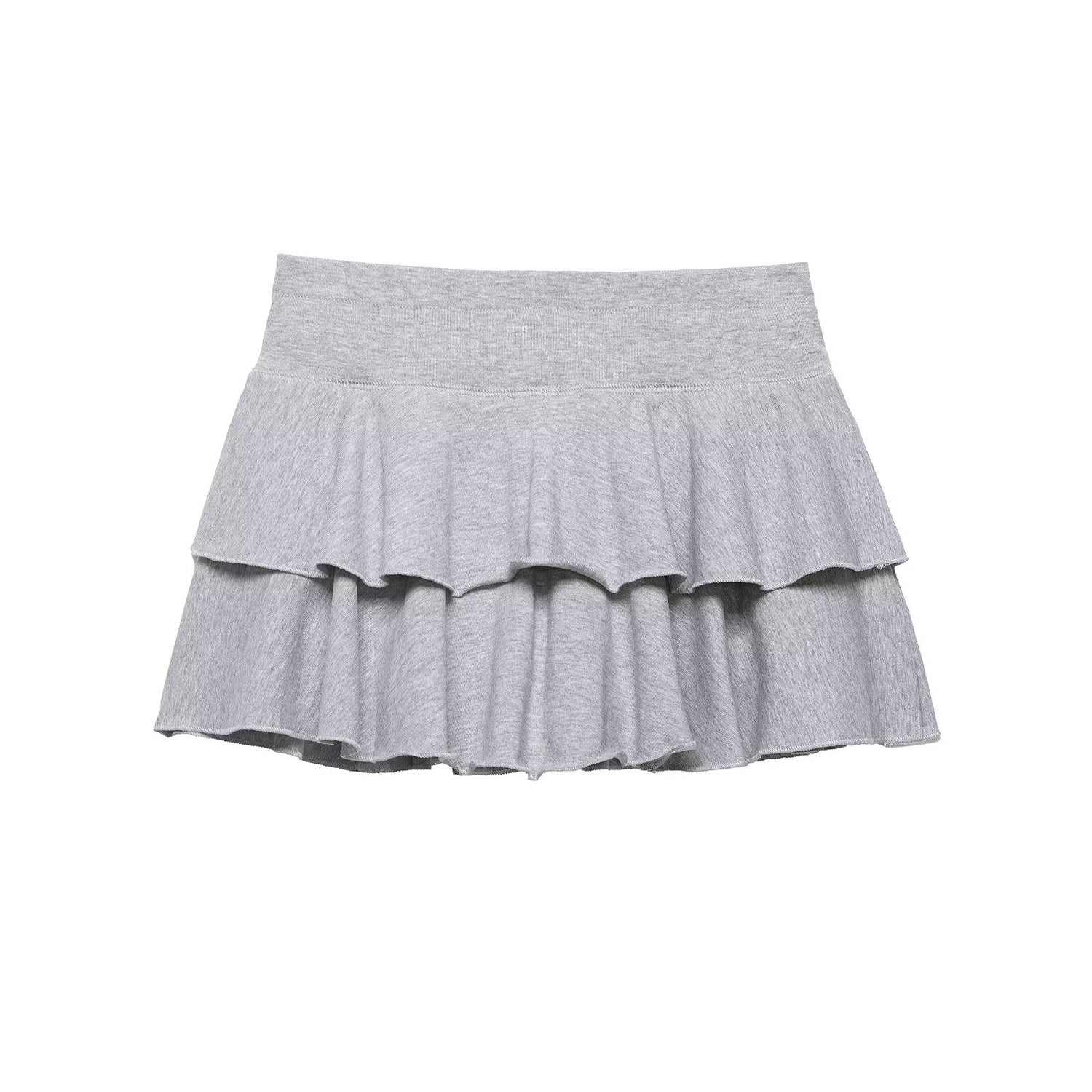 Women Clothing Summer Sweet Tie Neck Cotton Laminated Decoration Mini Skirt by Ragazza