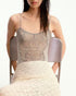 Women Summer Pure Youth Spliced Lace V Neck Sleeveless Jumpsuit by Ragazza