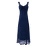 Sweet Ruffled Floral Dress Summer Waist Controlled Slim Fit Slimming Vacation Maxi Dress Women by Ragazza