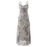 Super Nice Summer Gentle Retro Ruffled Floral Dress Seaside Vacation Strap Dress by Ragazza