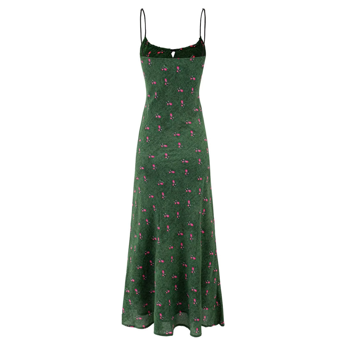 Women Clothing Summer Vintage Floral Slim Fit Long Strap Dress by Ragazza