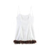 Women Clothing Western Classic All Match Furry Splicing Sling Dress by Ragazza