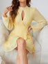 Summer Simple Thin Chiffon Long Sleeve Dress by Ragazza