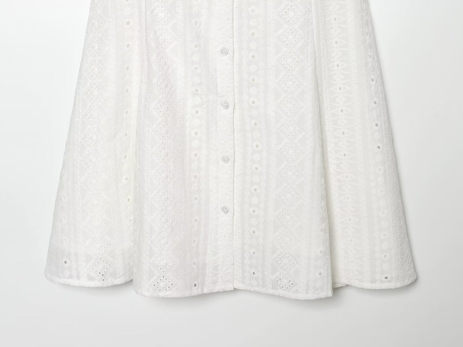 Women Clothing Fashionable Hollow Out Cutout Embroidered Short Dress by Ragazza