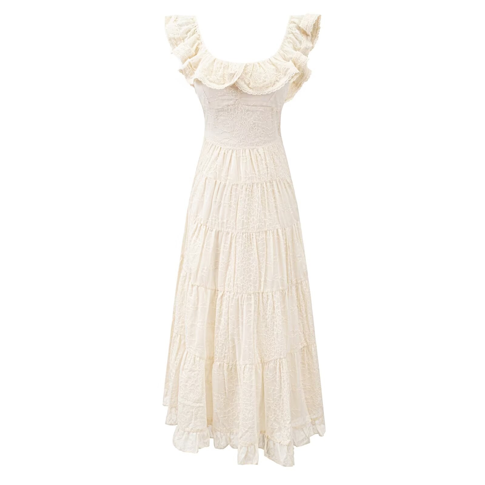 Women Clothing Summer Elegant Dress Vacation Dress French Heavy Industry Tight Waist Strap Dress  DestGlow