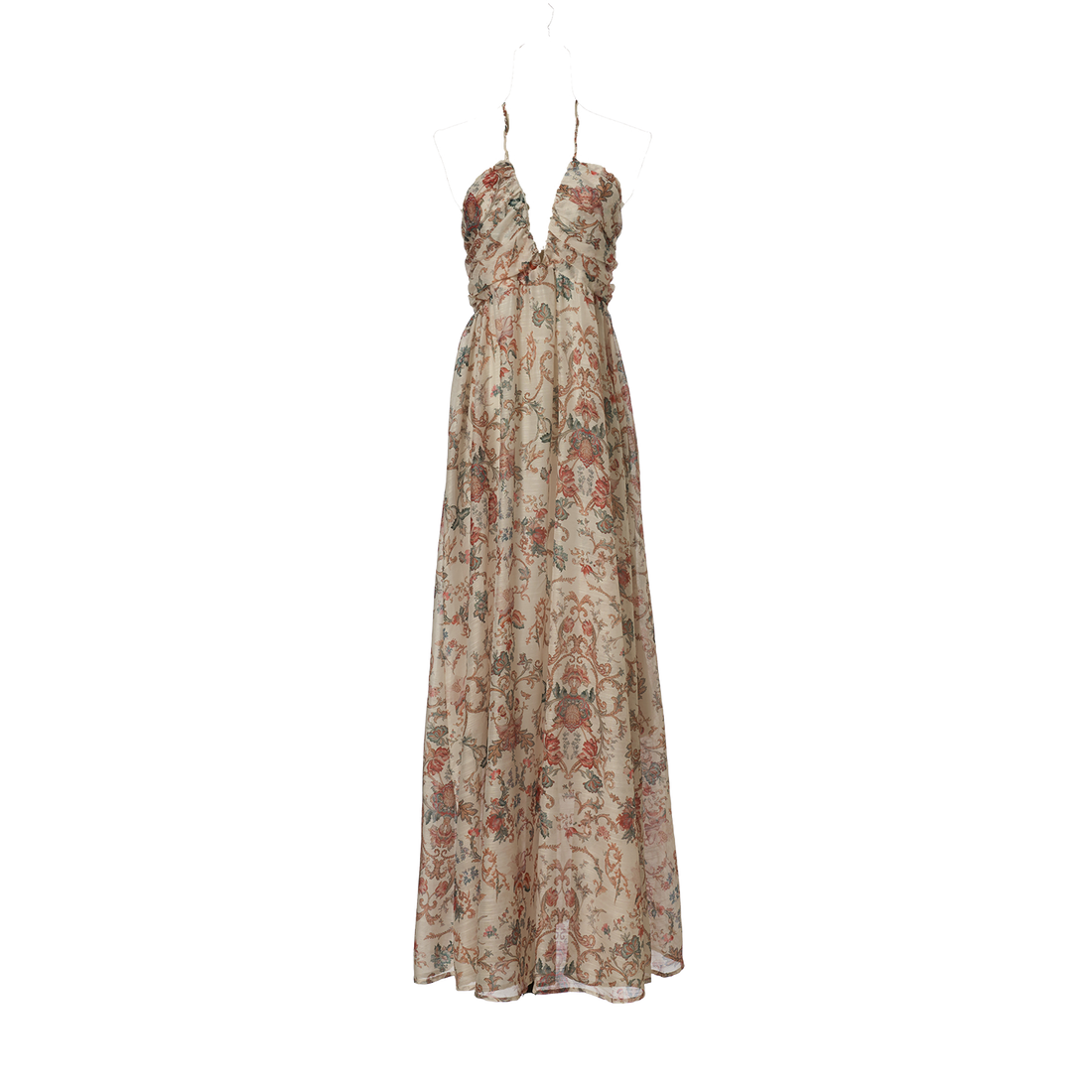 Women Summer Printed Halter Neck Strapless Dress  DestGlow