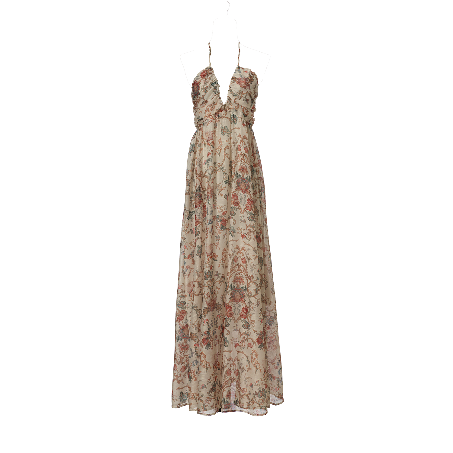Women Summer Printed Halter Neck Strapless Dress  DestGlow