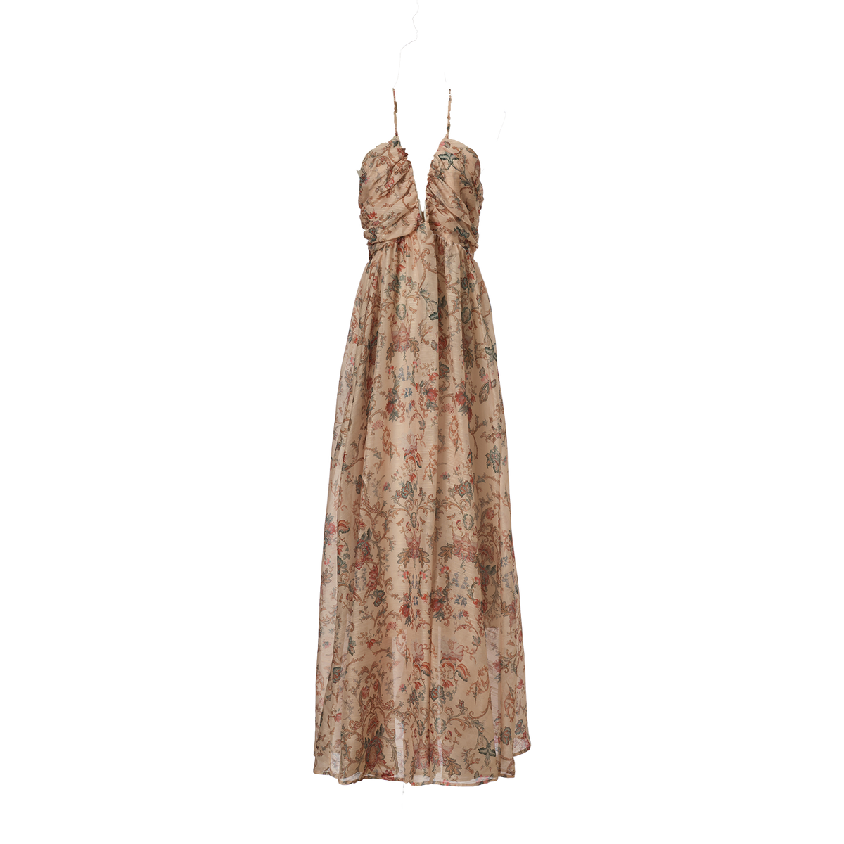 Women Summer Printed Halter Neck Strapless Dress  DestGlow