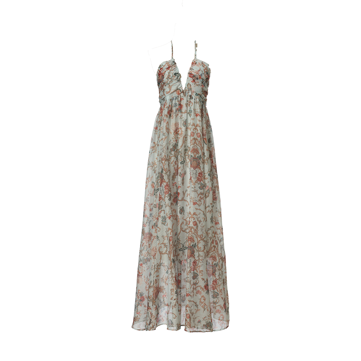 Women Summer Printed Halter Neck Strapless Dress  DestGlow