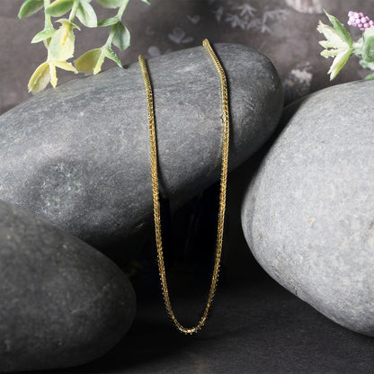 14k Yellow Gold Ice Chain 1.3mm by Bids.com