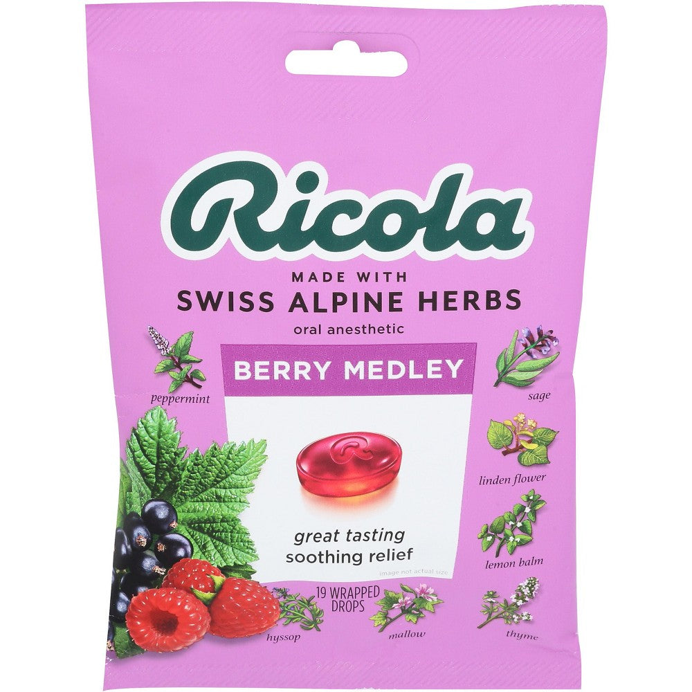 Ricola Drops Berry Medley Oral Anesthetic by Pasteur Pharmacy