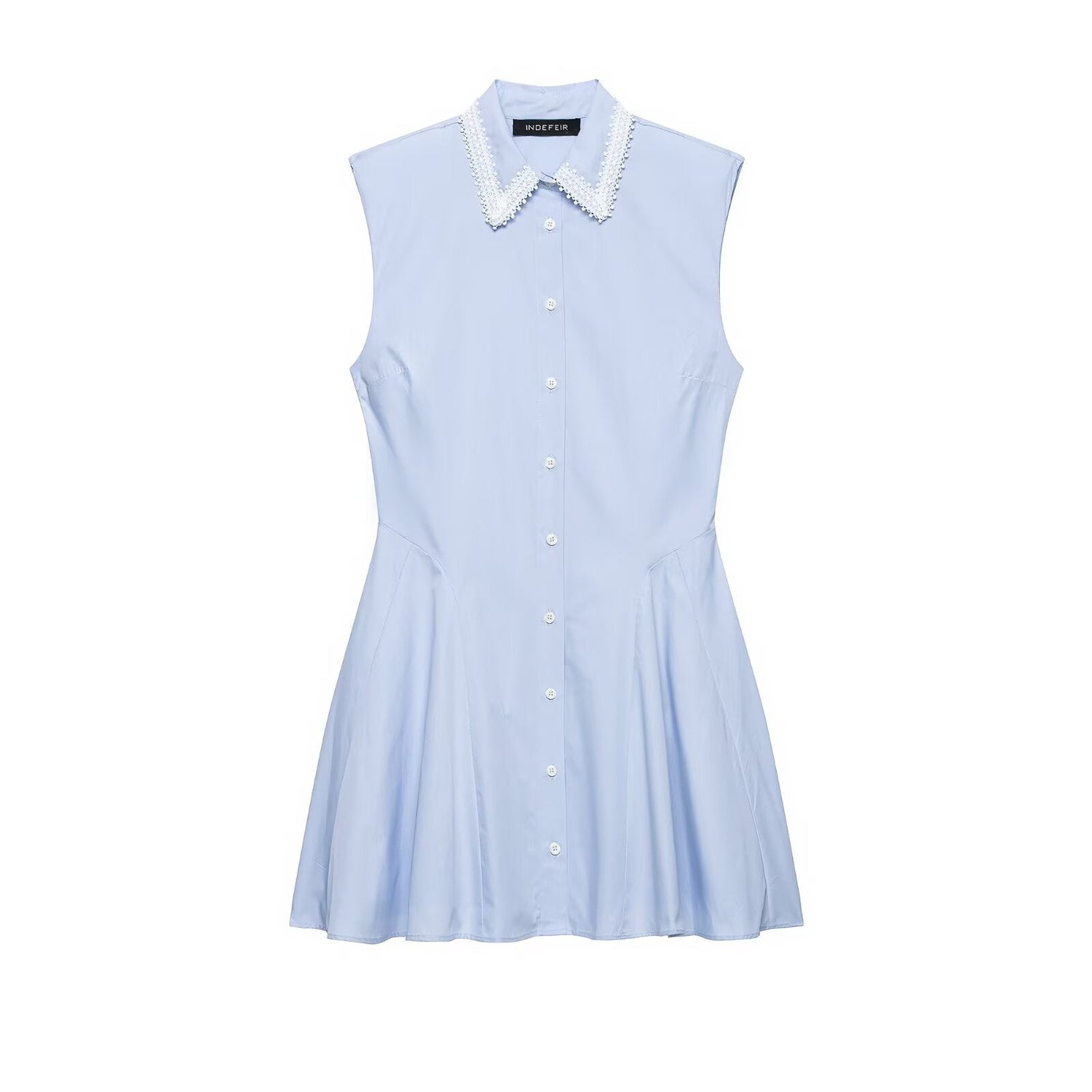 Women Clothing Western Shirt Padded Shoulder Dress  DestGlow
