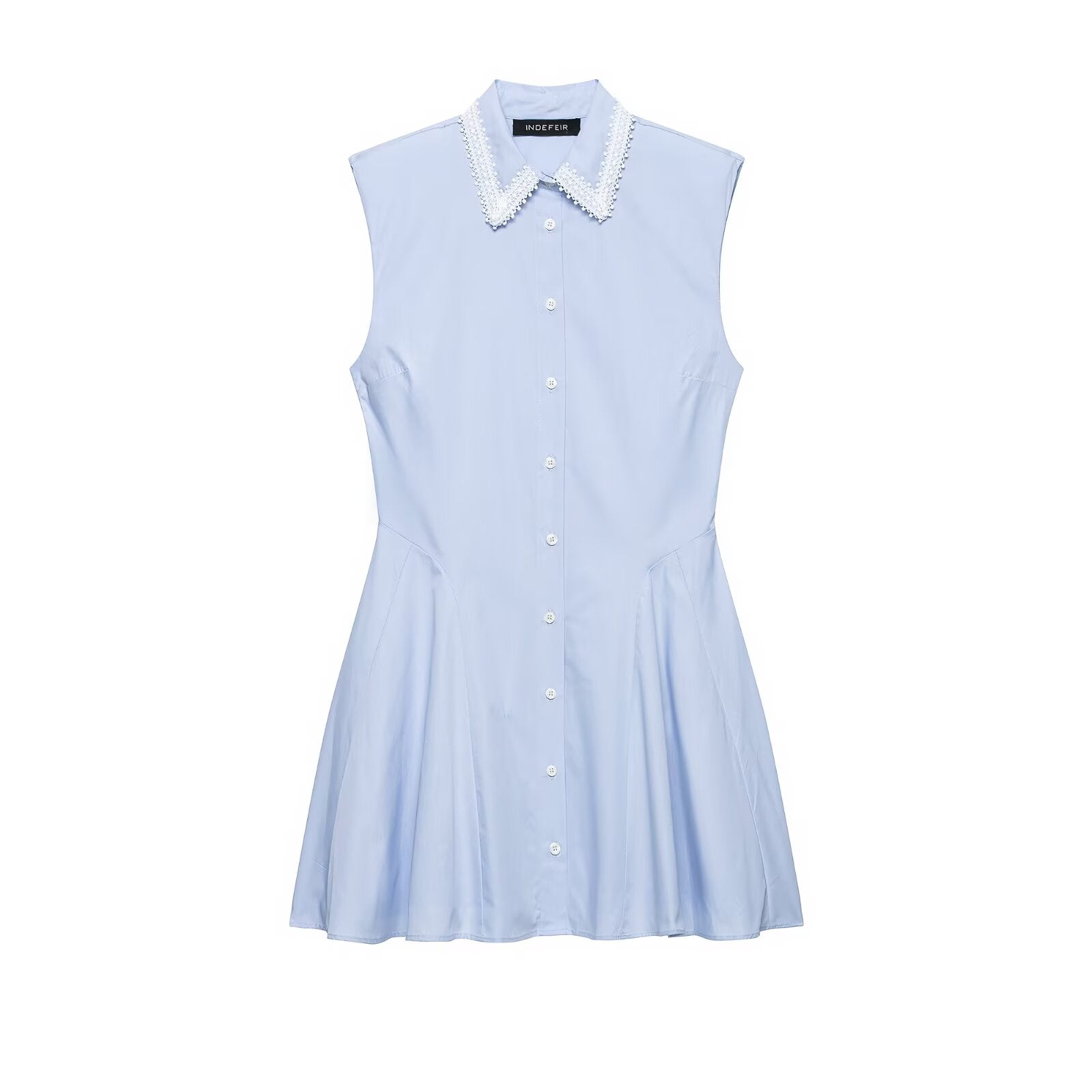 Women Clothing Western Shirt Padded Shoulder Dress  DestGlow