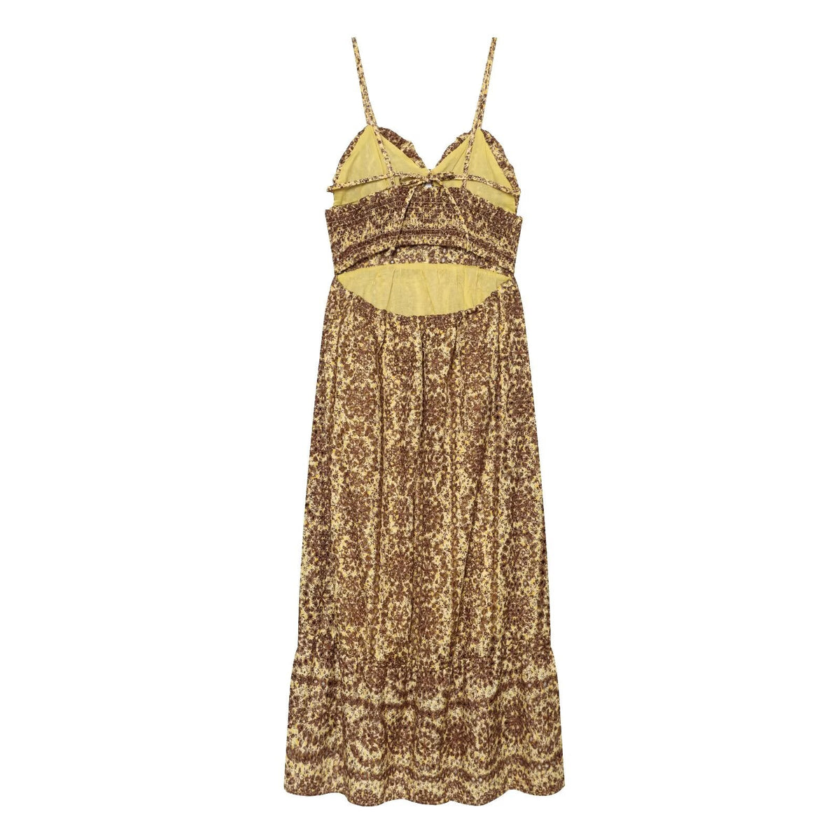 Summer Hollow Out Cutout Embroidery Open Design Midi Dress  DestGlow