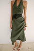 Women Clothing Summer Irregular Asymmetric Dress Midi Dress  DestGlow
