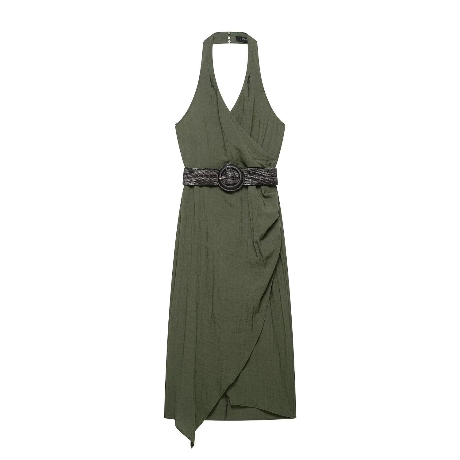 Women Clothing Summer Irregular Asymmetric Dress Midi Dress  DestGlow