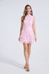 Women Summer Short A Line Lace Dress  DestGlow