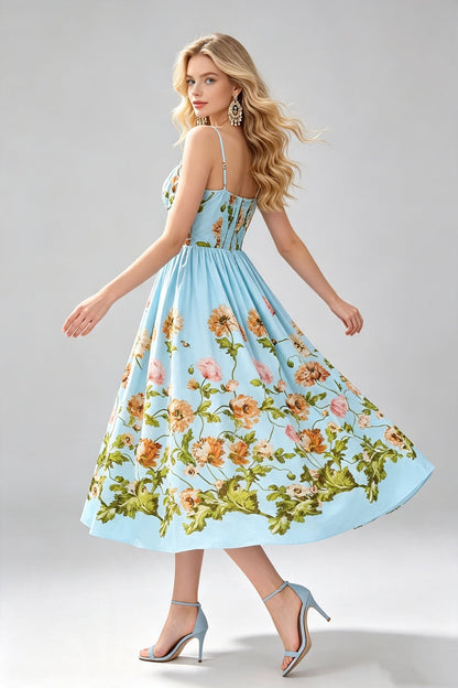 Women Summer Elegant A Line Dress  DestGlow