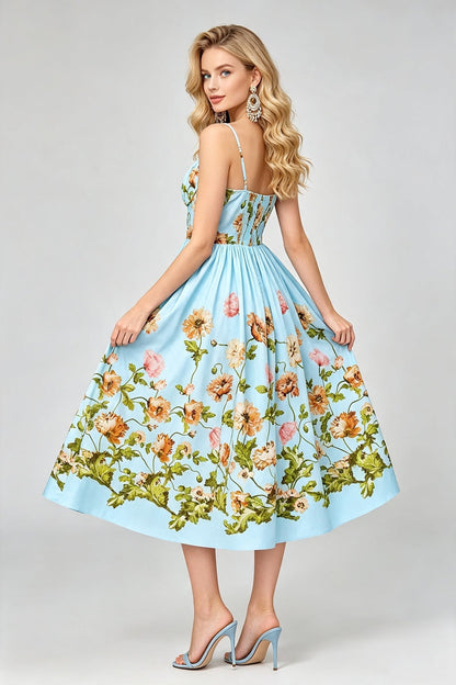Women Summer Elegant A Line Dress  DestGlow