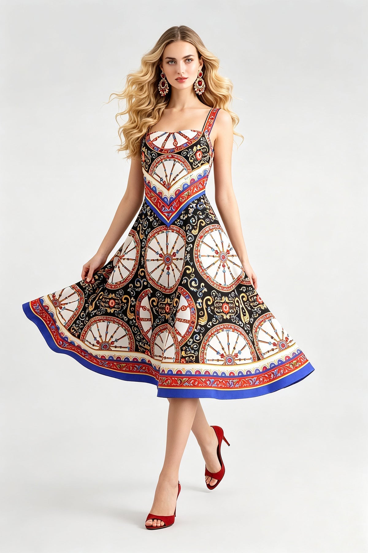 Women Summer Elegant A Line Dress  DestGlow