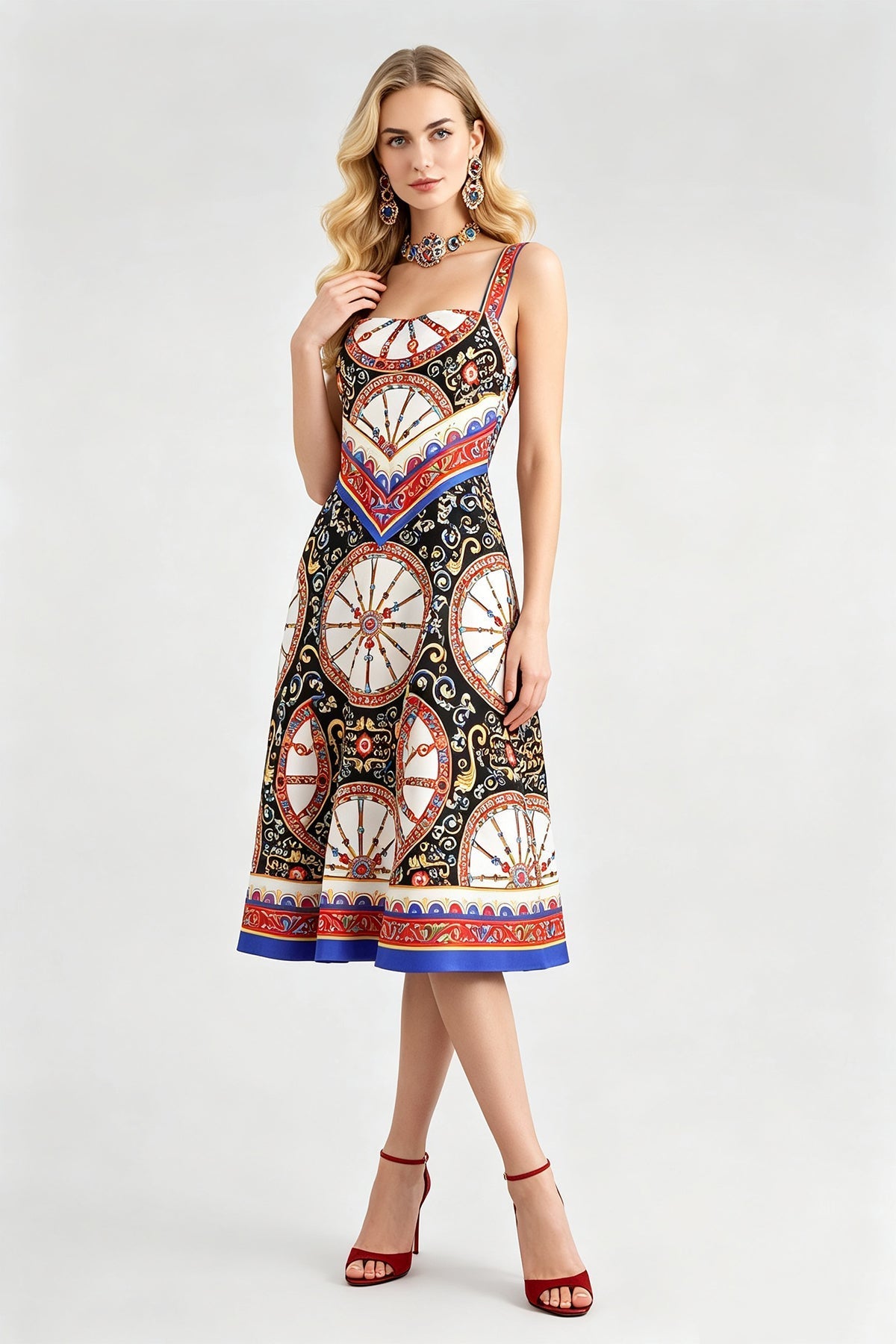 Women Summer Elegant A Line Dress  DestGlow