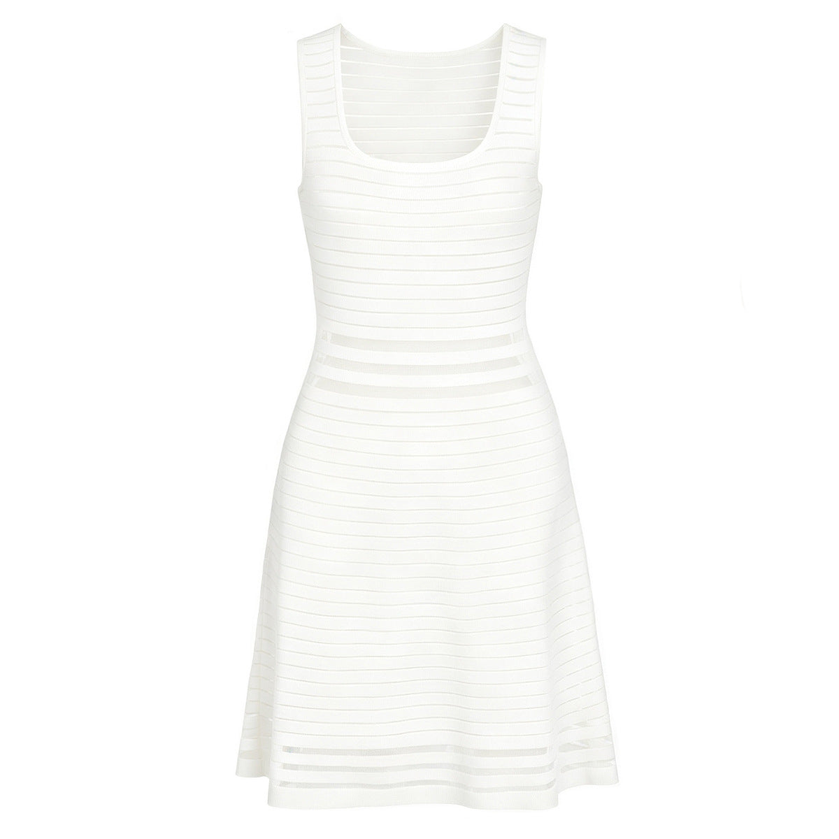 Summer Fashionable Knitted Heavy Industry Slim Slimming Sleeveless Dress for Women  DestGlow