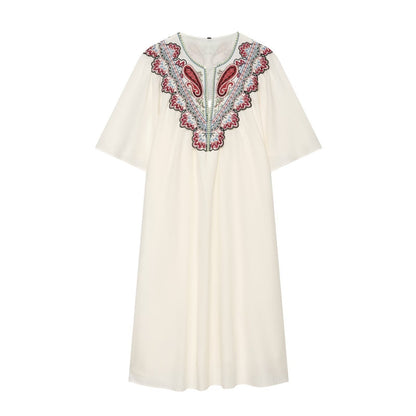 Women Clothing Summer Holiday Casual Loose Midi Dress  DestGlow