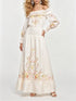 Woman Sexy One Shoulder Stretch Printed Long-Sleeved Fitted Dress With Waistline  DestGlow