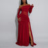 Women Wear Sexy Tube Top See through Split Dinner Dress  DestGlow