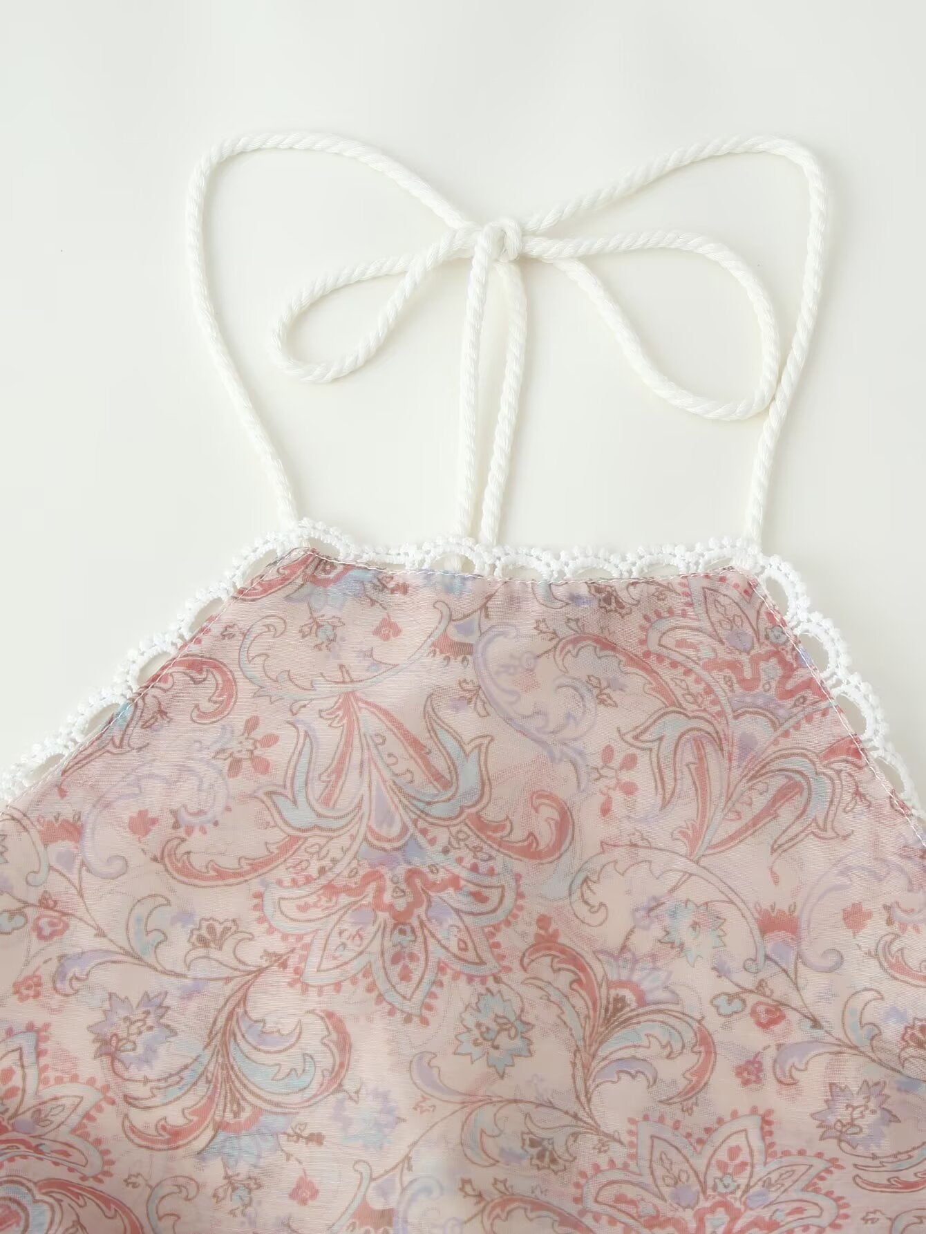 Women Clothing Sexy Multi Layer Lace Decoration Halter Lace up  DestGlow