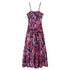 Women Clothing Autumn Sexy Printed Waist Strap Large Swing Dress  DestGlow