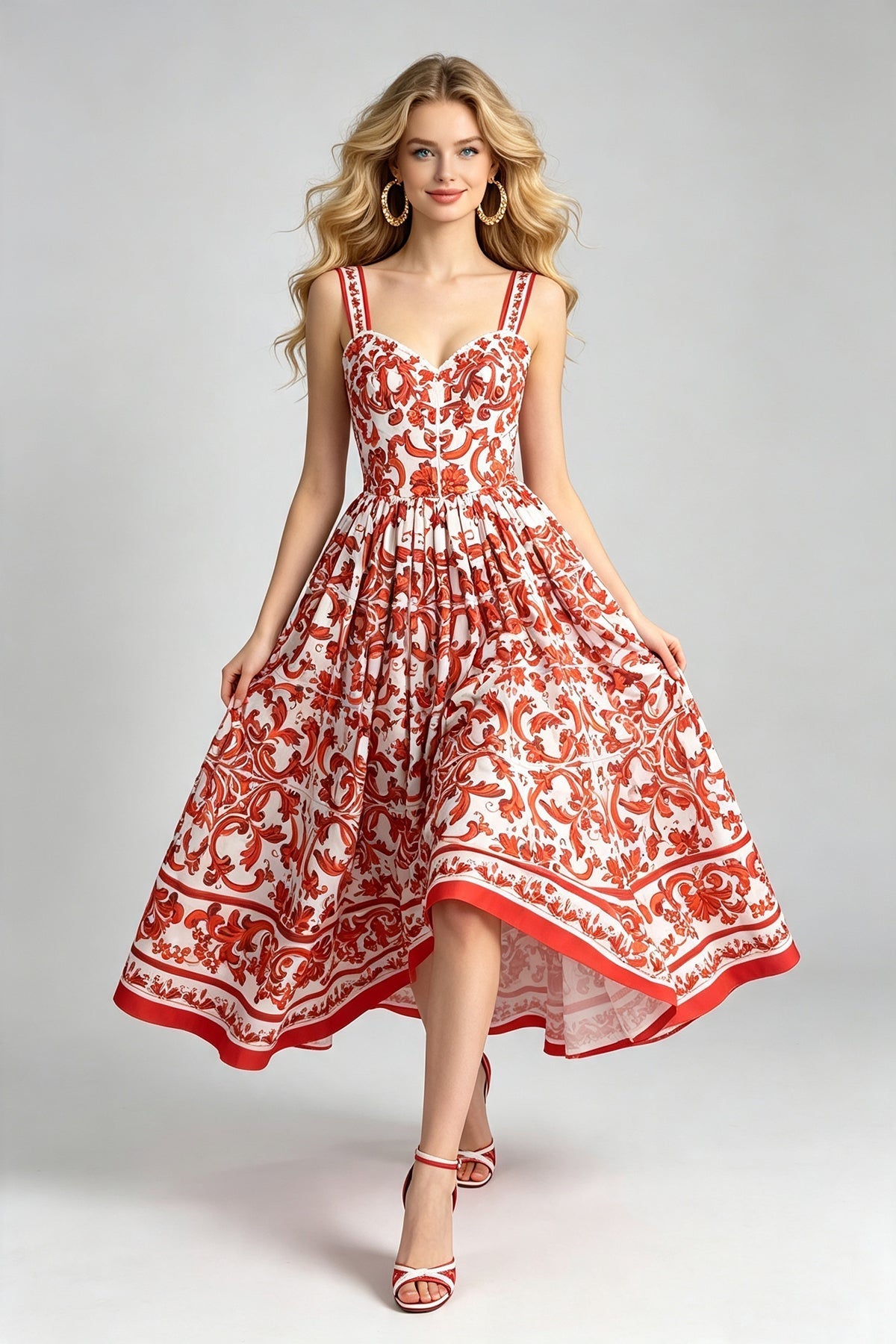 Women Summer Printed Halter Maxi Dress  DestGlow