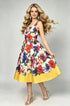 Women Summer Printed A Line Dress  DestGlow