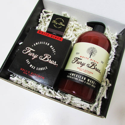 Tobacco & Musk Black Series Gift Box - Luxury Men's Candle & Body Wash Set